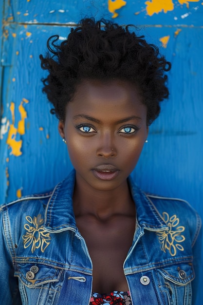 Beautiful female African