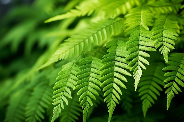 Beautiful Ferns Leaves Green Foliage Natural Floral