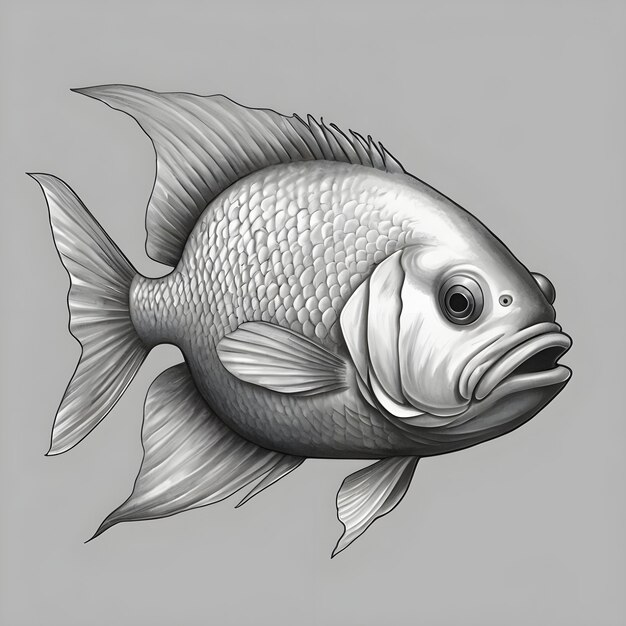 Beautiful Fish Drawing Dive into Creativity with Stunning Artwork