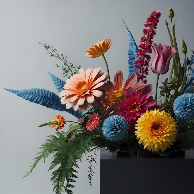 Beautiful floral arrangement AI Generative