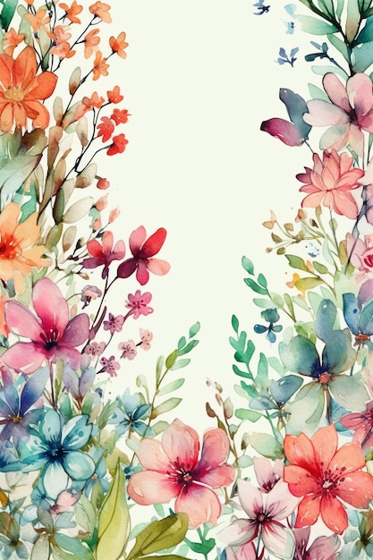 A beautiful floral background with a place for text.