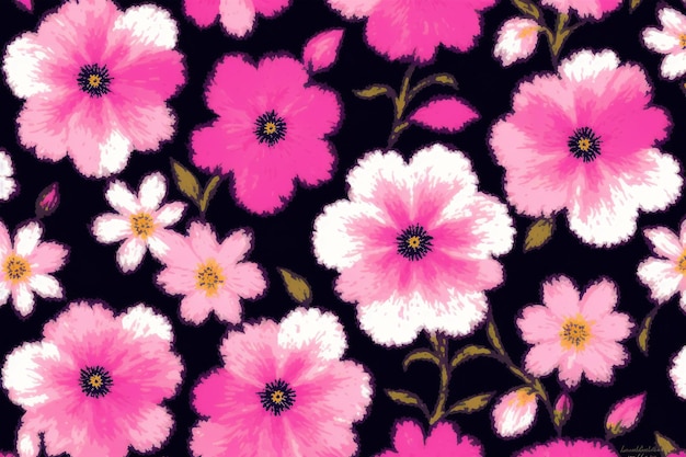 Beautiful Floral pattern An amazing Floral Pattern Background Generative AI