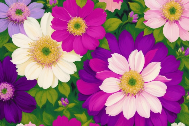 Beautiful Floral pattern An amazing Floral Pattern Background Generative AI