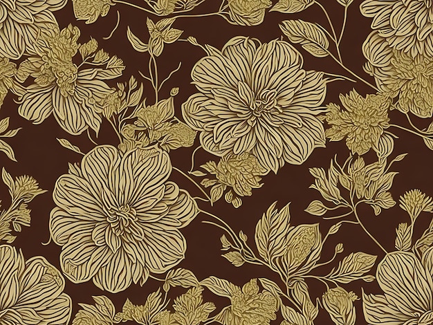 Beautiful floral pattern on the background