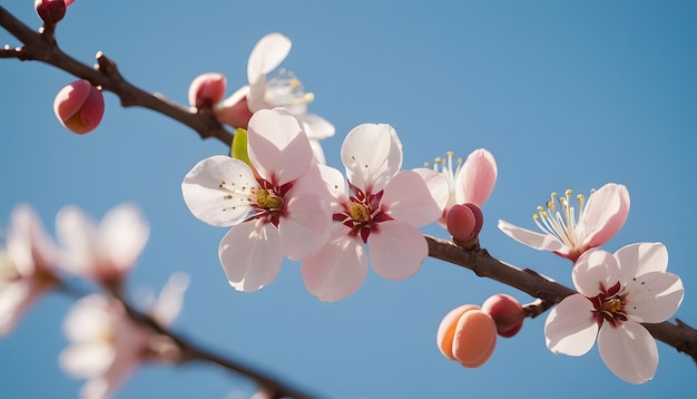 Beautiful floral spring abstract background of nature