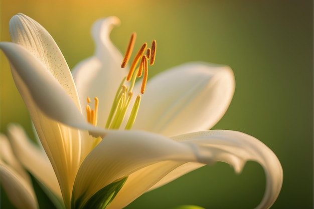 beautiful flower isolated on black background close up view beautiful colors ai generated