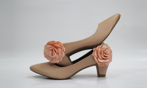 Beautiful Flower Pump Heels fashion background