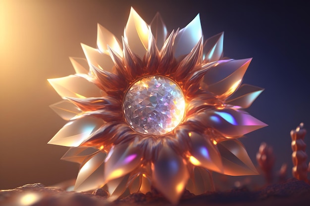 Beautiful Flowers Image Ai generative