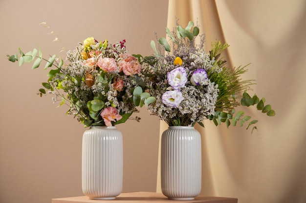 Beautiful flowers vase arrangement