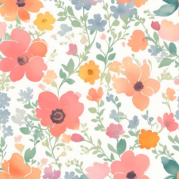 Beautiful flowers in vintage style with leaves closeup as a background