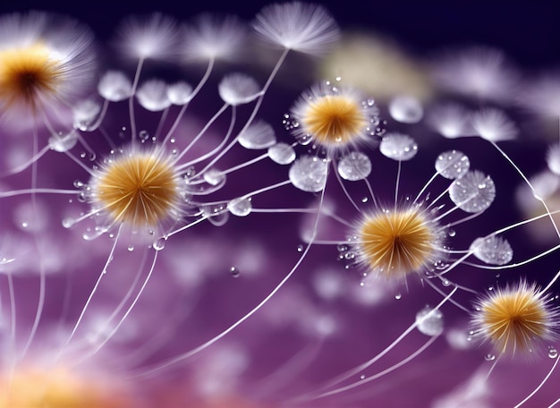 Beautiful flowers in vintage style with leaves closeup as a background