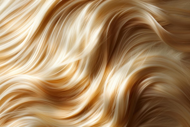 Beautiful Flowing Blonde Hair CloseUp Background