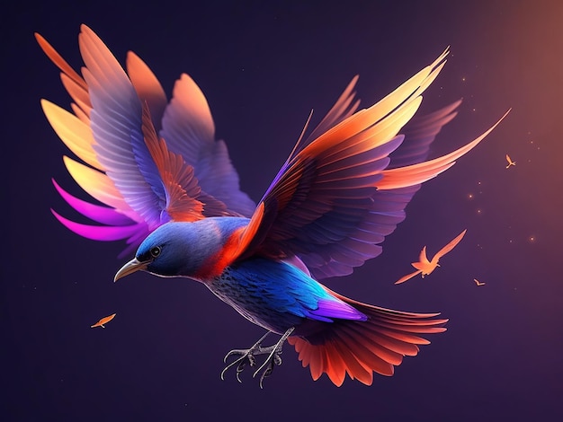 Beautiful Flying Birds image