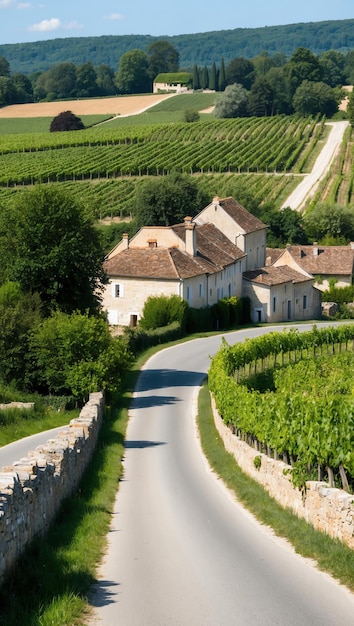 Photo beautiful french countryside photos highlighting natures splendor