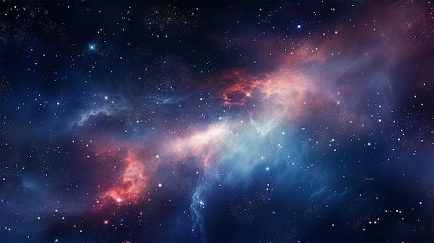 Beautiful galaxy background with stars and space dust in the universe