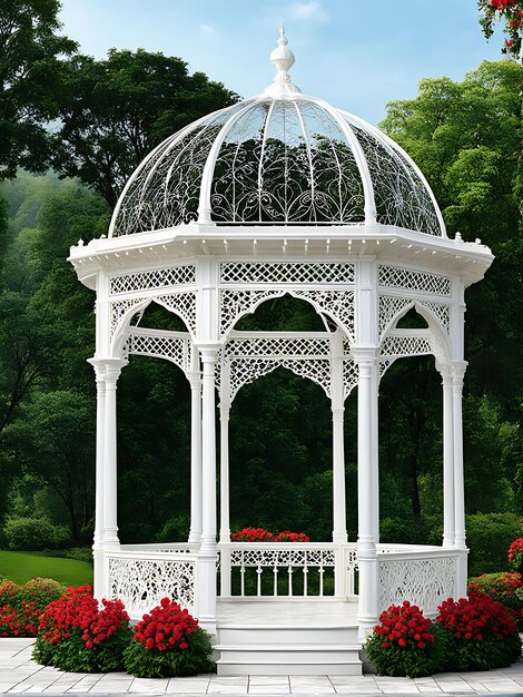 Beautiful Gazebo in summer