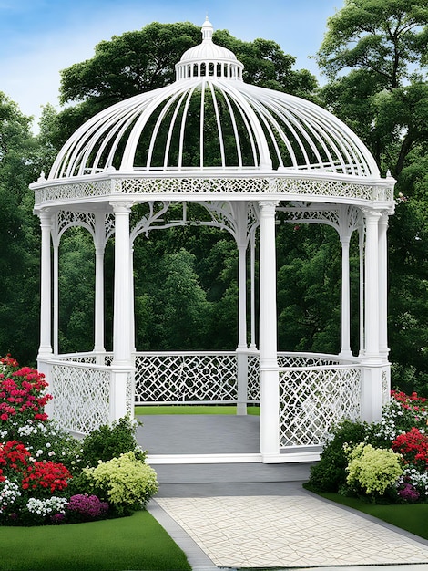 Beautiful Gazebo in summer