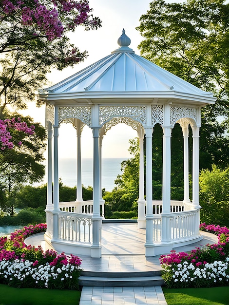 Beautiful Gazebo in summer