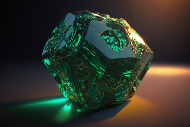 Beautiful Gemstone Image Luxury Crystalls Ai generative