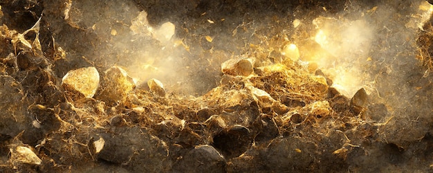 Beautiful Gold Stone Background