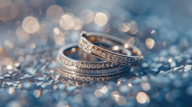 Beautiful gold wedding ring background with and stars