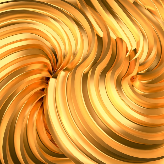 Beautiful golden background. 3d rendering.