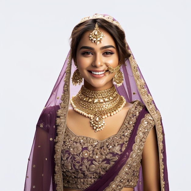 Beautiful and gorgeous bridal lehenga and jewelry