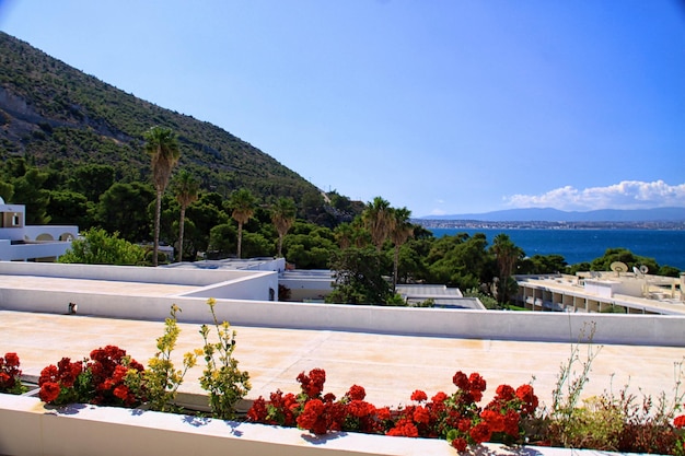 Beautiful Greek landscape sea