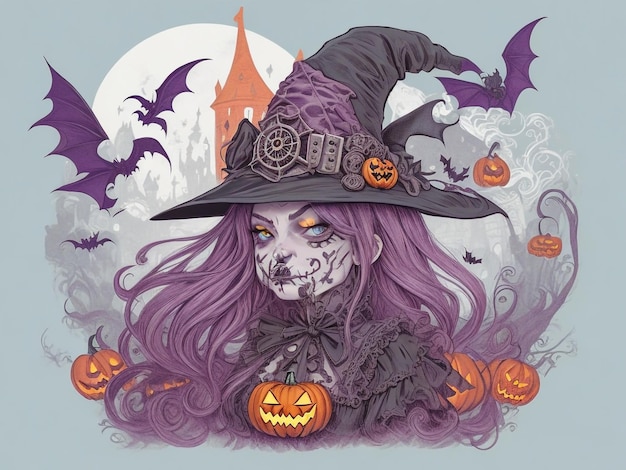 A beautiful Halloween vector