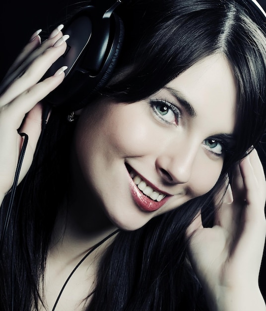 Beautiful Headphones Girl