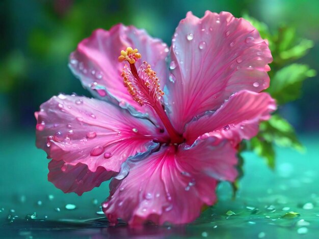 beautiful hibiscus for spring and valentines day