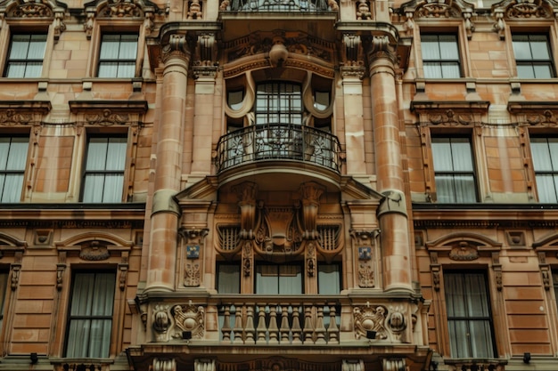 Beautiful Hotel facade Russell Square London England