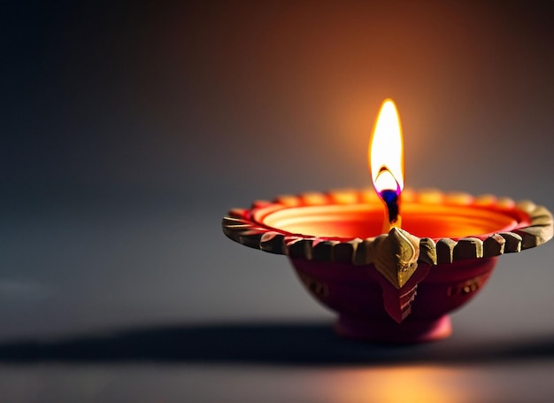 beautiful illuminating Diya background