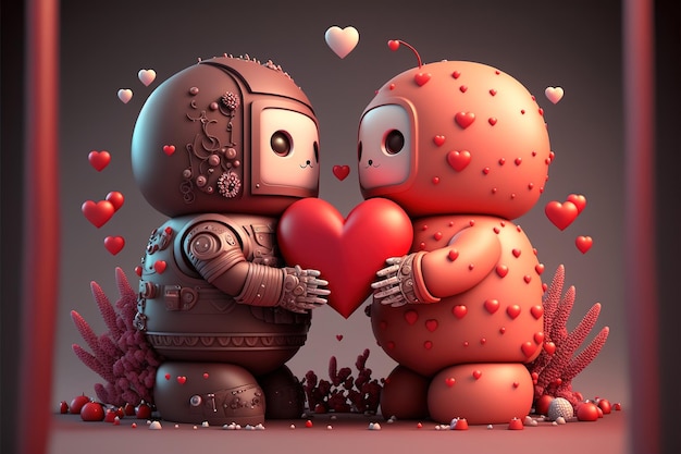 Beautiful Illustrations for Valentine's day for Valentine's Couple