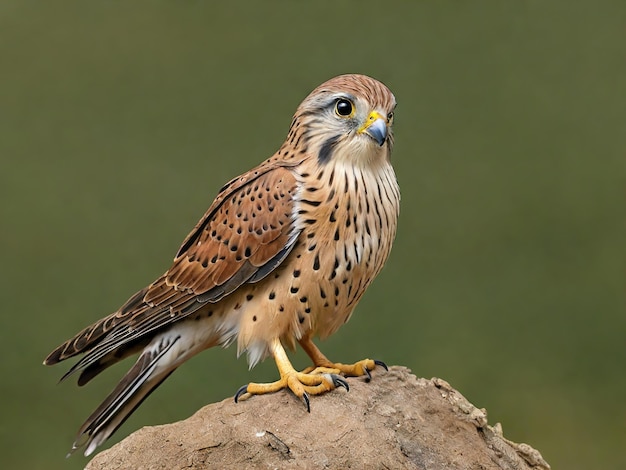 Photo beautiful image of a common kestrel bird ai generated