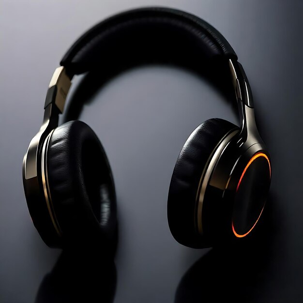 Photo beautiful image of headphone