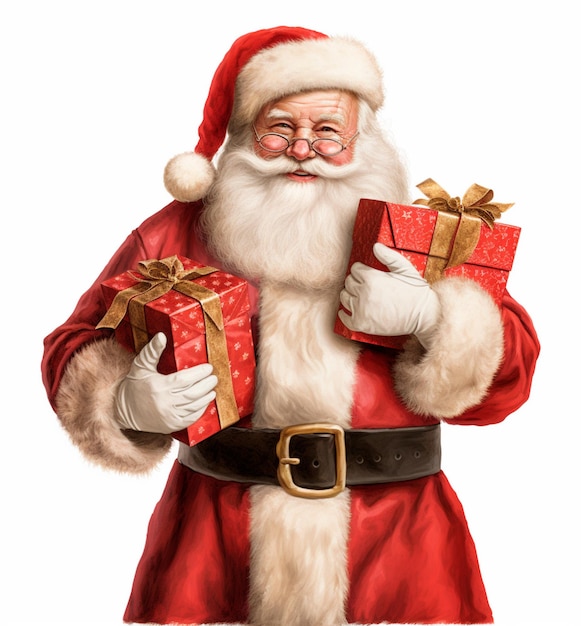 a beautiful image of santa claus