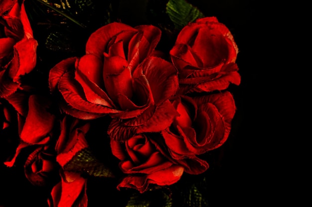 Beautiful imitation of red rose