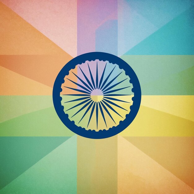 Photo beautiful indian flag background for your design needs