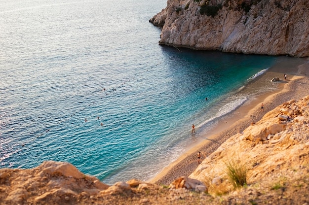 Beautiful Kaputas beach on mediterranean sea Turkey