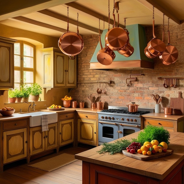 Beautiful kitchen detail in new luxury home Features island pendant lights hardwood floors and s