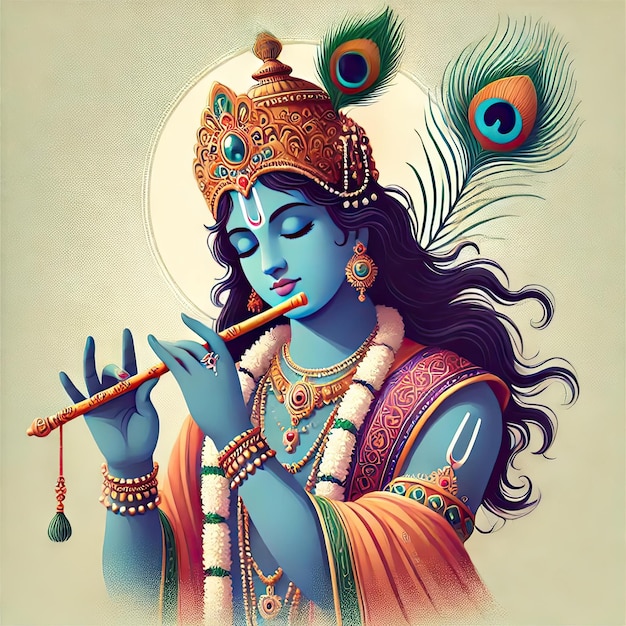 Photo beautiful krishna janmashtami images