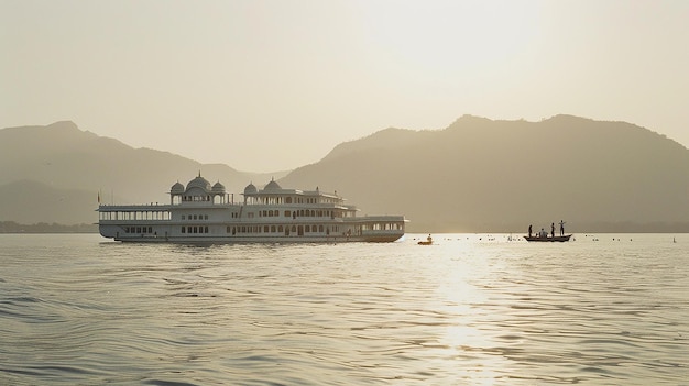 A beautiful Lake Palace in India