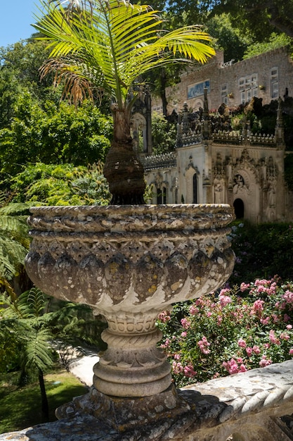 Beautiful landmark details from Quinta da Regaleira in Sintra