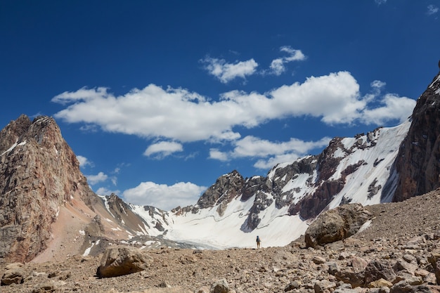 Beautiful landscape of Fann Mountains, Tajikistan