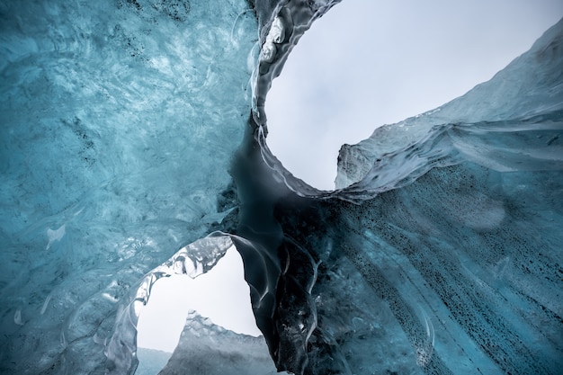 Beautiful landscape on a Glacier 