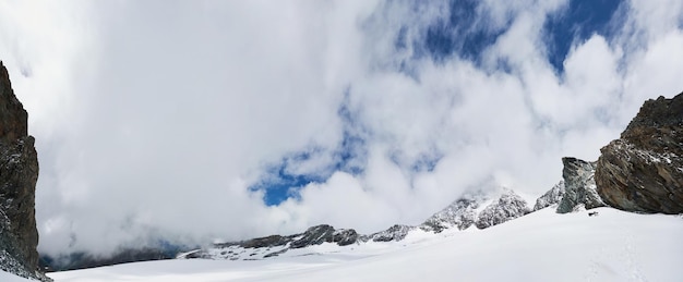 Beautiful landscape of Grossglockner mountains Austria