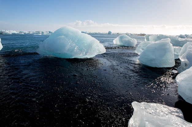 Beautiful landscape in iceland Amazing nordic nature