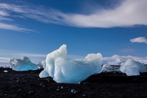 Beautiful landscape in iceland Amazing nordic nature