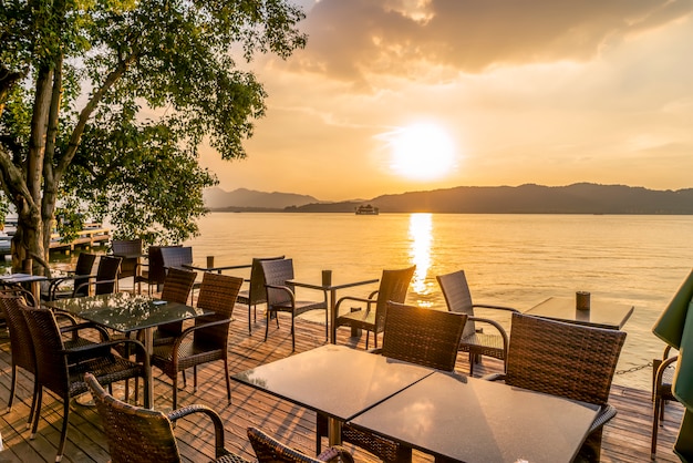 Beautiful landscape and landscape in West Lake, Hangzhou